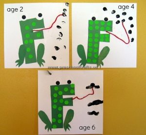 letter f frog craft ideas for kids