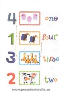 kindergarten numbers worksheets