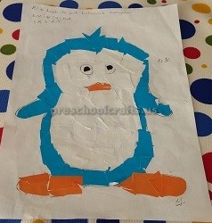 penguin theme crafts for preschool