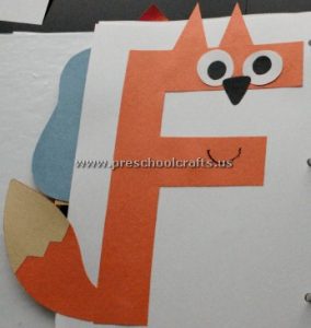 uppercase letter f craft ideas for preschoolers