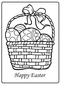 Easter Coloring Pages Sheet for preschool