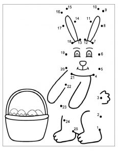 Free Printable Happy Easter Worksheet for Preschool