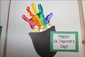 Happy St. Patrick's Day Rainbow craft ideas for preschool