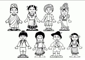 International Day for the Elimination of Racial Discrimination coloring pages for kindergarten
