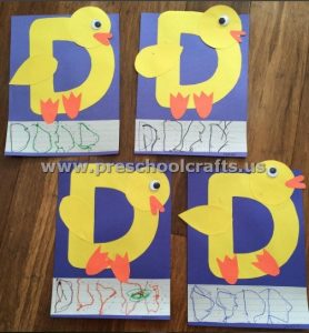 Letter D is for duck