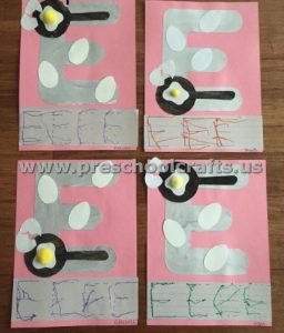 Letter E is for egg