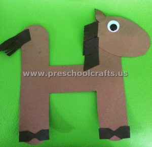 Letter H is for horse