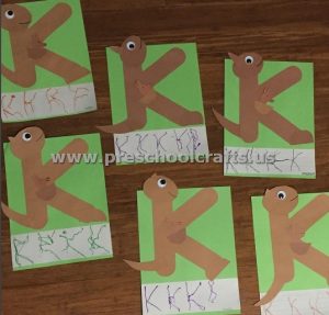 Letter K is for kangaroo