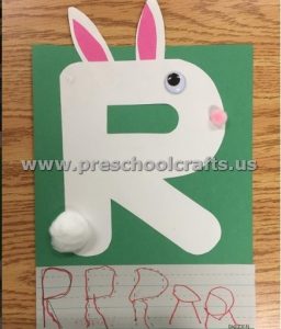 Letter R is for rabbit