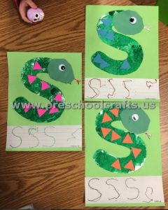 Letter S is for snake