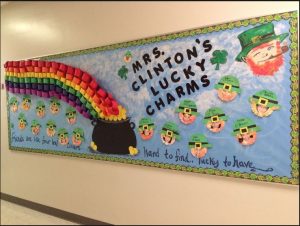Saint Patrick's Day Rainbow Bulletin Board Ideas for Kindergarten