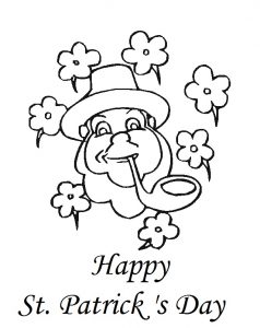 St. Patrick's Day coloring pages for kindergarten