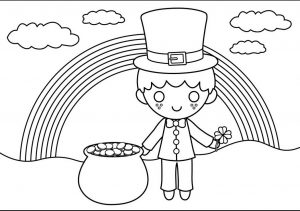 St. Patrick's Day coloring pages for preschool-Ireland