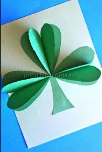 St. Patrick's Day paper craft ideas for preschool