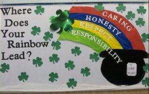 Where Does Your Rainbow Lead St Patricks Day Bulletin Board