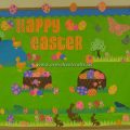 easter and spring time bulletin boards