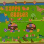 easter and spring time bulletin boards