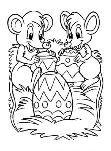 easter celebrate coloring pages