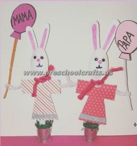 easter spoon bunny crafts for kids
