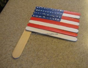 flag popsicle stick crafts for kids