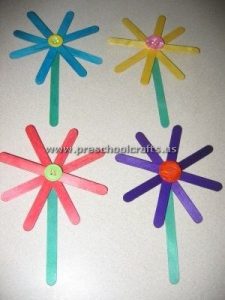 flowers popsicle stick crafts