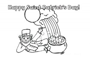 free St. Patrick's Day coloring pages for preschooler