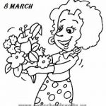 free printable womens day coloring pages