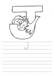 j worksheet for preschool alphabet