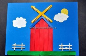 mill popsicle stick crafts for kids