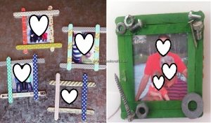 photo frame craft ideas from popsicle sticks