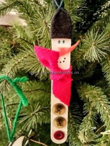 popsicle stick snowman craft