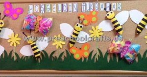 spring bulletin board for classroom