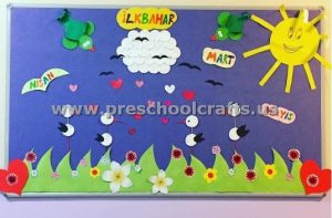 spring bulletin board ideas for kindergarten