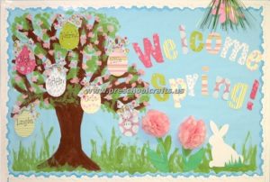 welcome easter bulletin boards