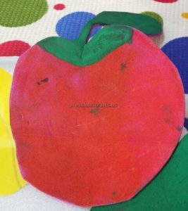 Apple Craft Idea for Preschool - Fruit Craft Ideas for Kindergarten