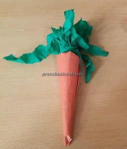 Carrot Craft Ideas for Kindergarten - Spring Fruits Craft Ideas