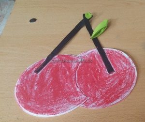 Cherry Craft Ideas for Preschool - Fruit Craft Ideas for Kindergarten