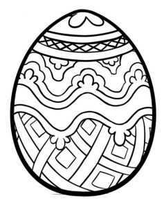 Coloring pages related to easter