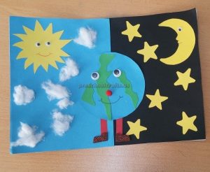 Earth Day Theme Craft Idea for Kindergartners