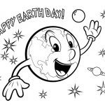 Free Printable Earth Day Coloring Page for Kindergarten
