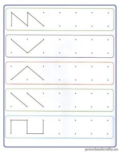 Free Printable Tracing Line Worksheet for Preschoolers