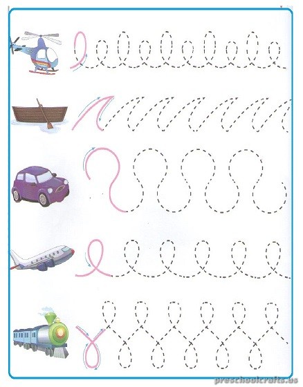 printable tracing line worksheets for kindergarten preschool and
