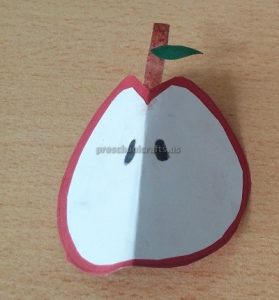 Spring Fruits Craft Ideas for Preschool - Apple Craft for Kid