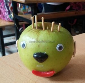Spring Fruits Craft Ideas for Preschool - Apple Craft for Kids