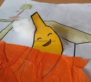 Spring Fruits Craft Ideas for Preschool - Banana Craft for Kids