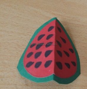 Spring Fruits Craft Ideas for Preschool - Water-melon Craft for Kids