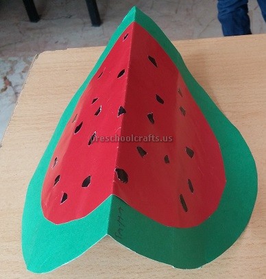 Spring Fruits Watermelon Craft Ideas for Preschool