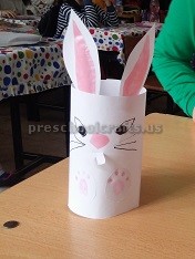 Toilet Roll Paper Craft to Easter Preschool