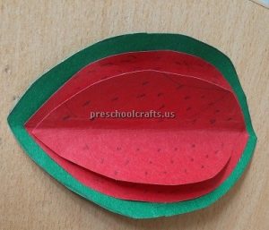 Watermelon Craft Ideas for Kindergartners - Spring Fruits Craft Ideas