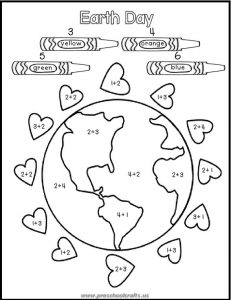 earth day printables acticvities worksheets for preschoolers